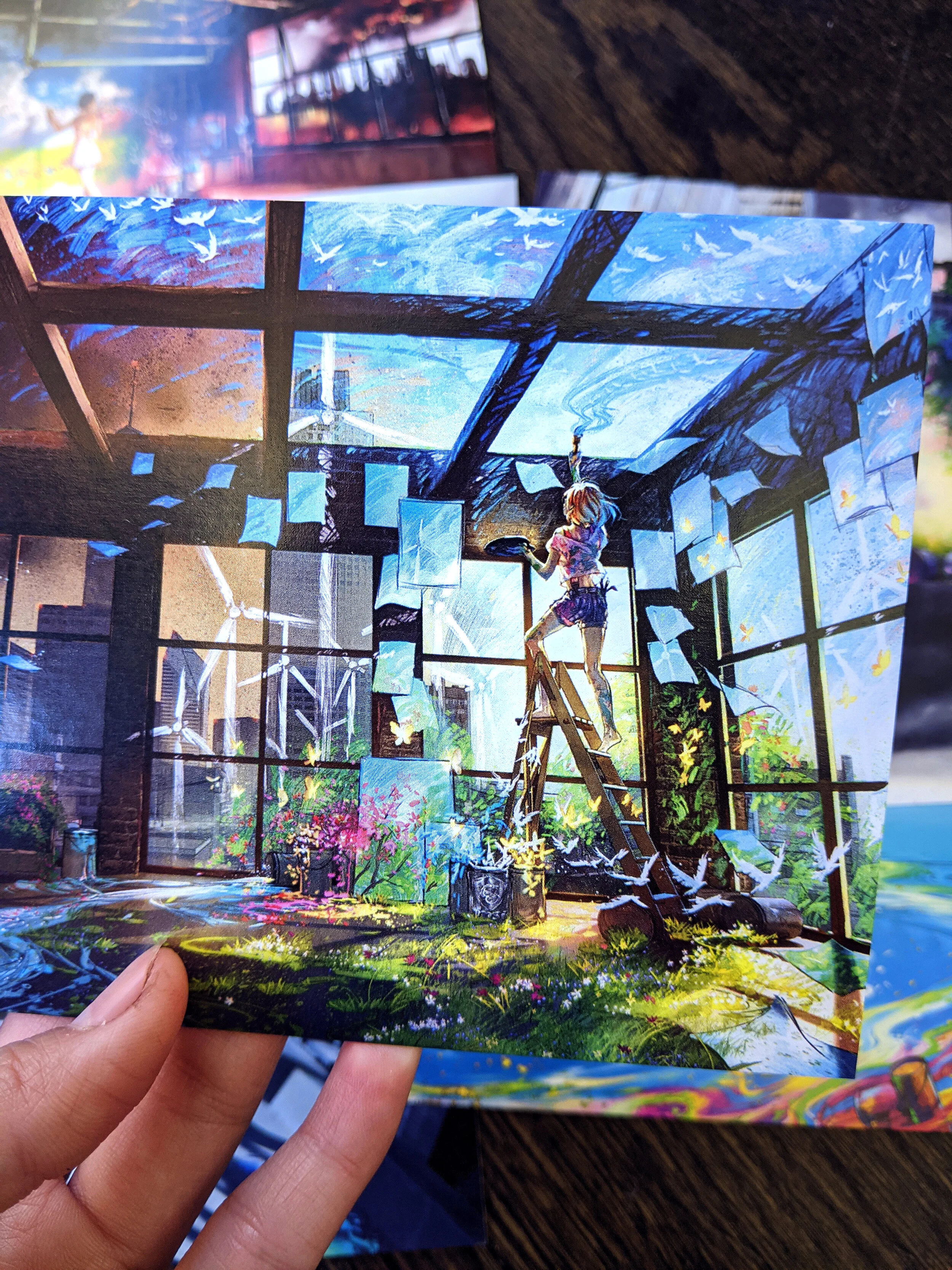 サイン入りアートワーク beautiful tomorrow Better Tomorrow - Postcard collection of 6 — Yuumei